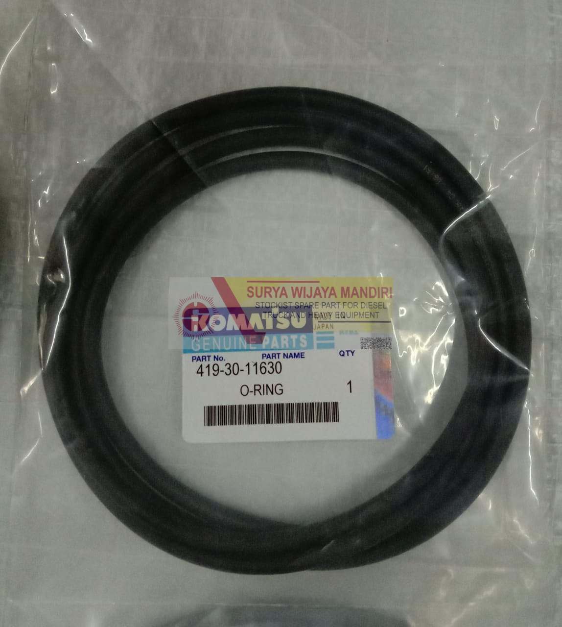 KOMATSU O-RING 419-30-11630 – SURYA WIJAYA MANDIRI